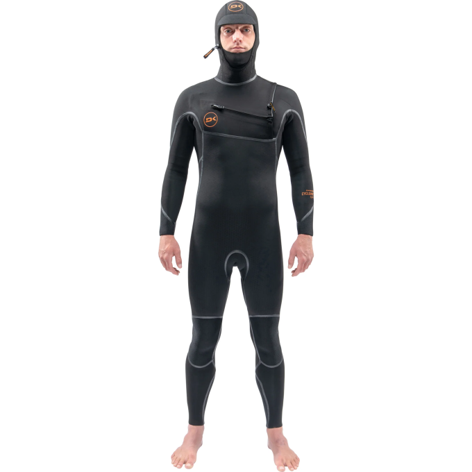 Гидрокостюм DAKINE MEN'S CYCLONE CHEST ZIP HOODED 5/4mm Black, размер XXL DK22M54HCZ (0604565591135)