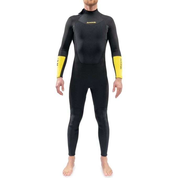 Гидрокостюм DAKINE MEN'S RTA BACK ZIP FULL SUIT 5/3mm Black/Yellow Размер XL DK21M53RTA (0604565435187)