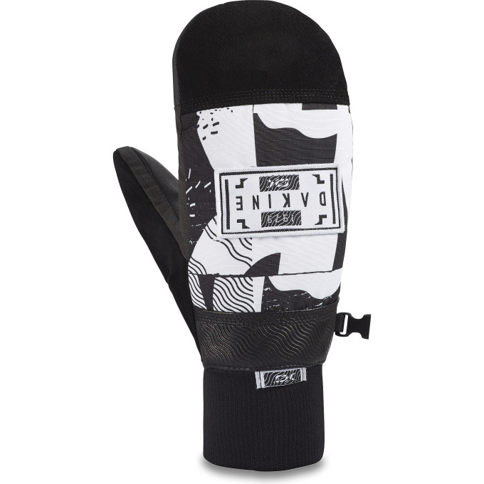Варежки DAKINE PINTO MITT BLACK/WHITE Размер M 10003169 (0194626404929)